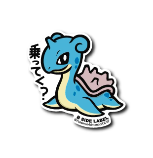 Lapras B-Side Label Sticker Japan Exclusive