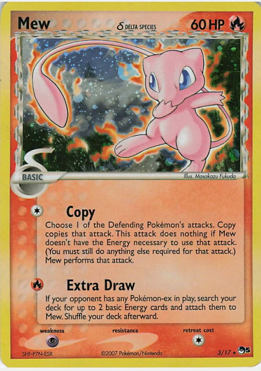 Mew Delta Species POP Series 5 Corrected Version
