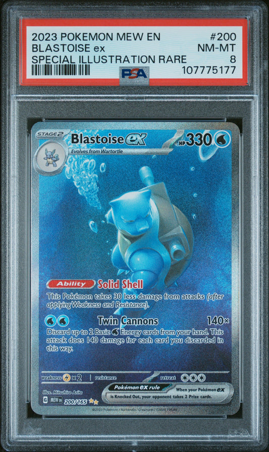 Blastoise 151 PSA 8