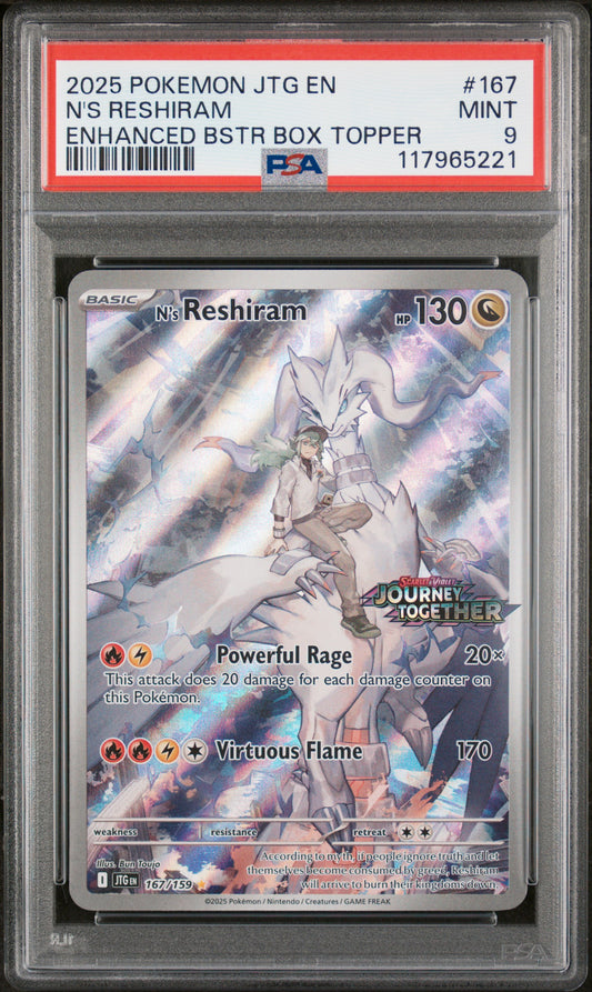 N's Reshiram JT PSA 9