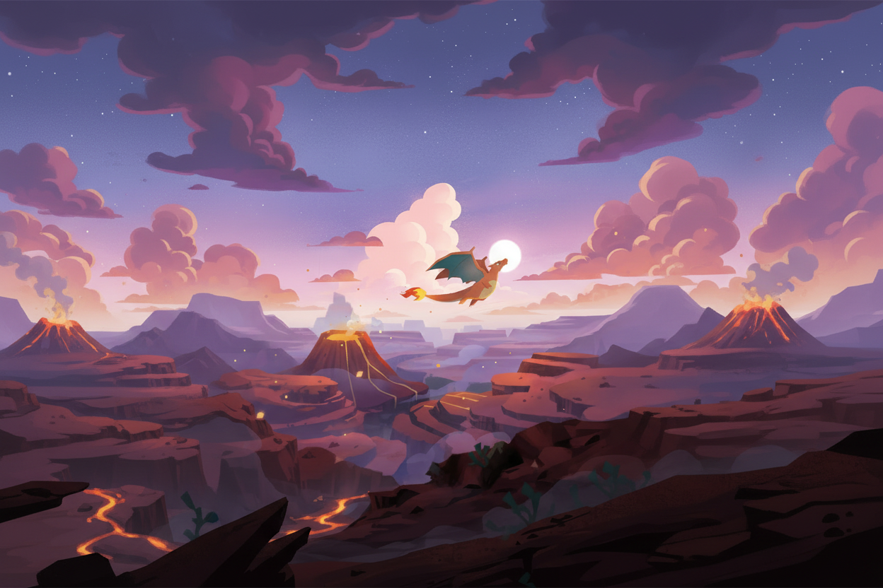 Charizard Landscape Extended