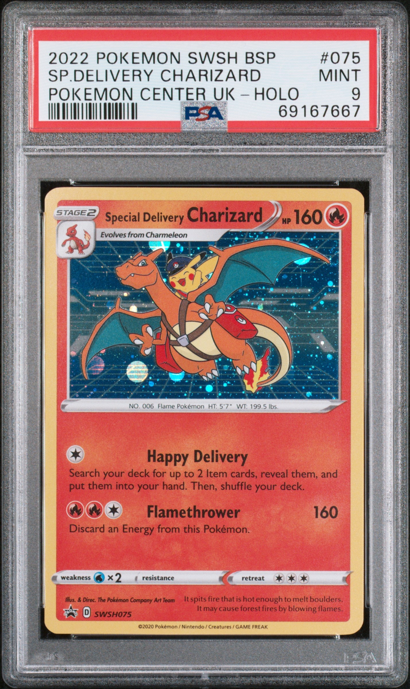 Special Delivery Charizard PSA 9