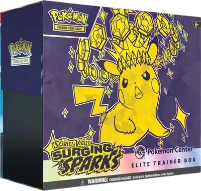 Surging Sparks Elite Trainer Box Pokemon Center (Exclusive)