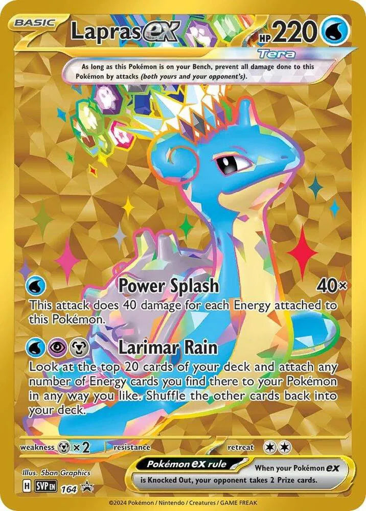 Cinderace Lapras Terapagos Promo SPC