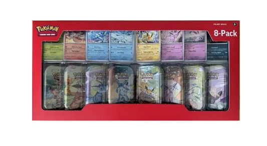 Costco Prismatic Evolutions 8-Pack Mini Tins