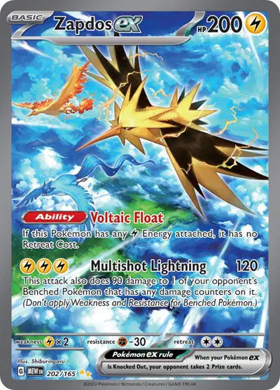 Zapdos Ex 151